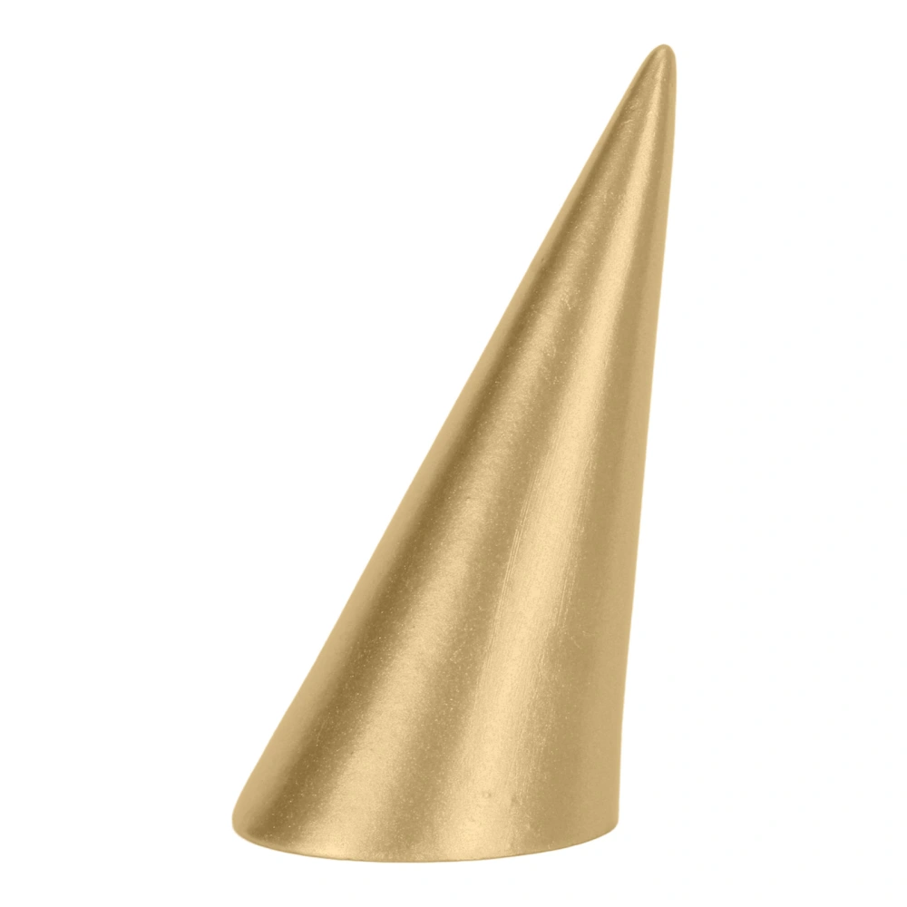 Ring Holder Cone Shaped Jewelry Ring Display Holder for Engagement Or Wedding Rings Gold