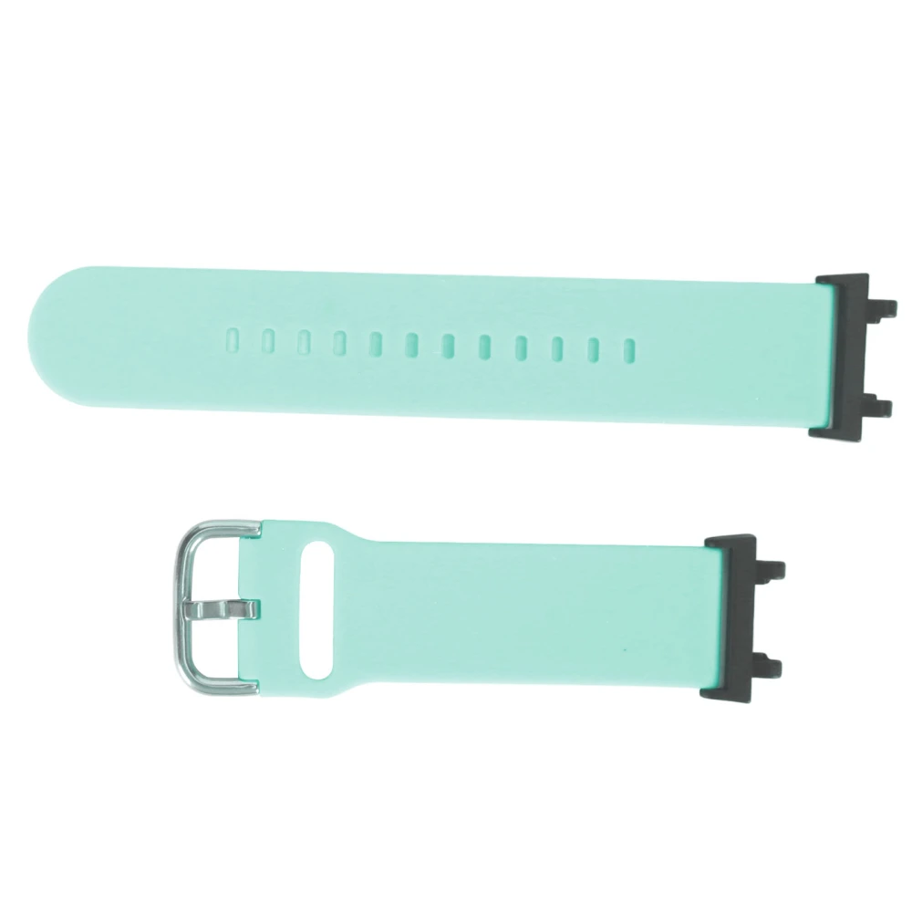 Soft Silicone Watch Strap Adjustable Replacement Band Accessory Fit for Amazfit T Rex 2 Smart Watch Light Blue