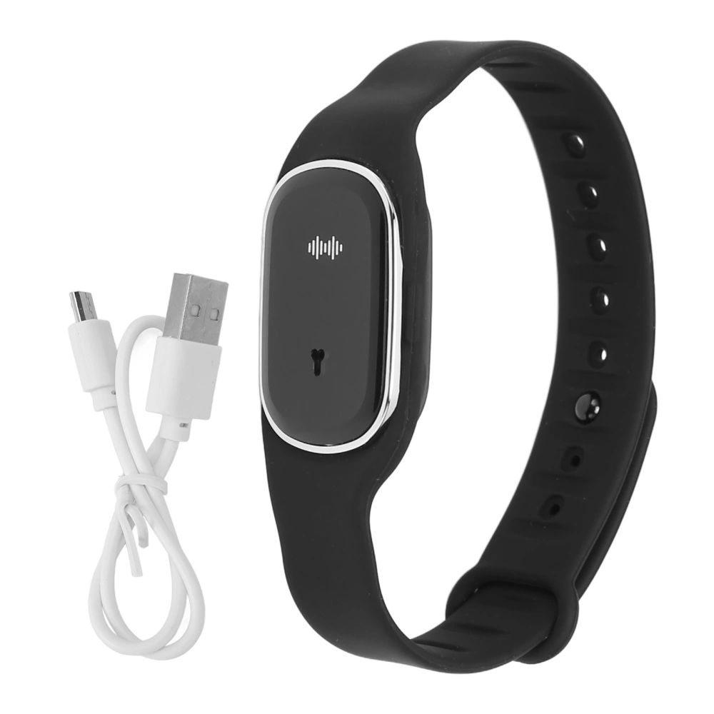 Repellent Watch USB Charging Long Lasting Portable Sonic Electronic Repellent Wristband Watch Black