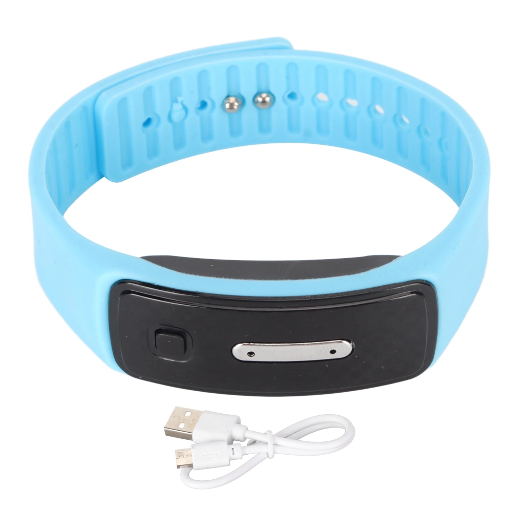 Repellent Watch Smart USB Charging Ultrasonic Repellent Bracelet Watch for Indoor Outdoor Blue