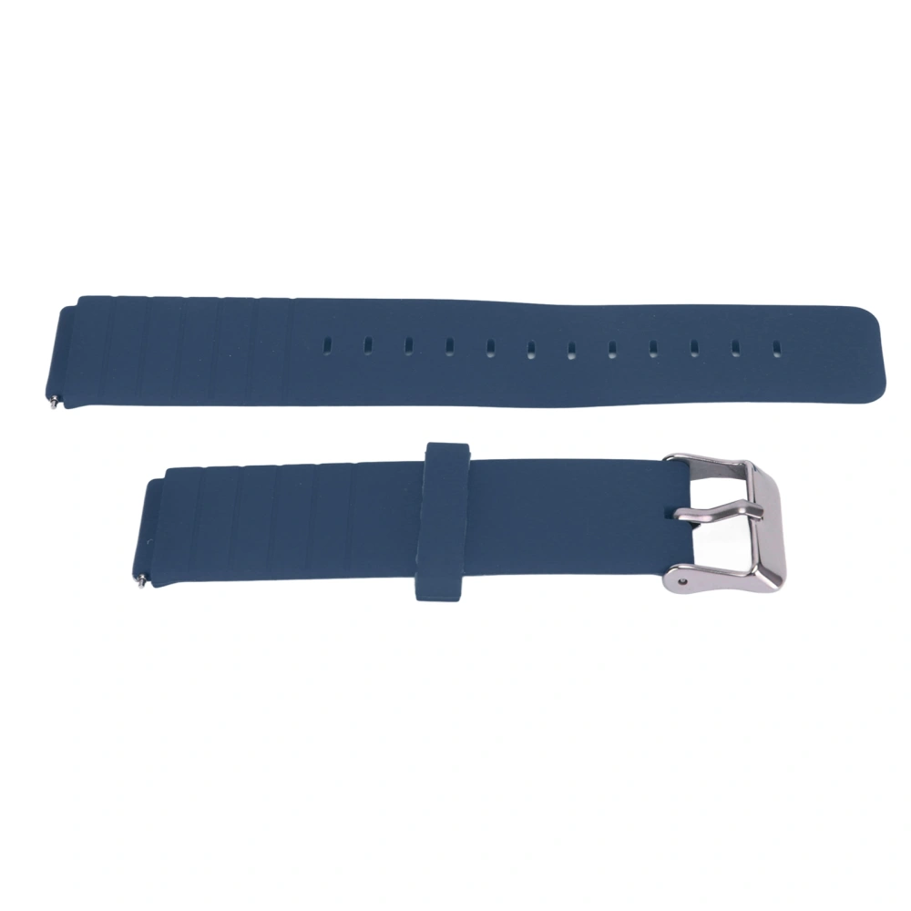 Replacement Wristband Adjustable Soft Quick Release Accessory Watch Wristband Strap for T1 Blue