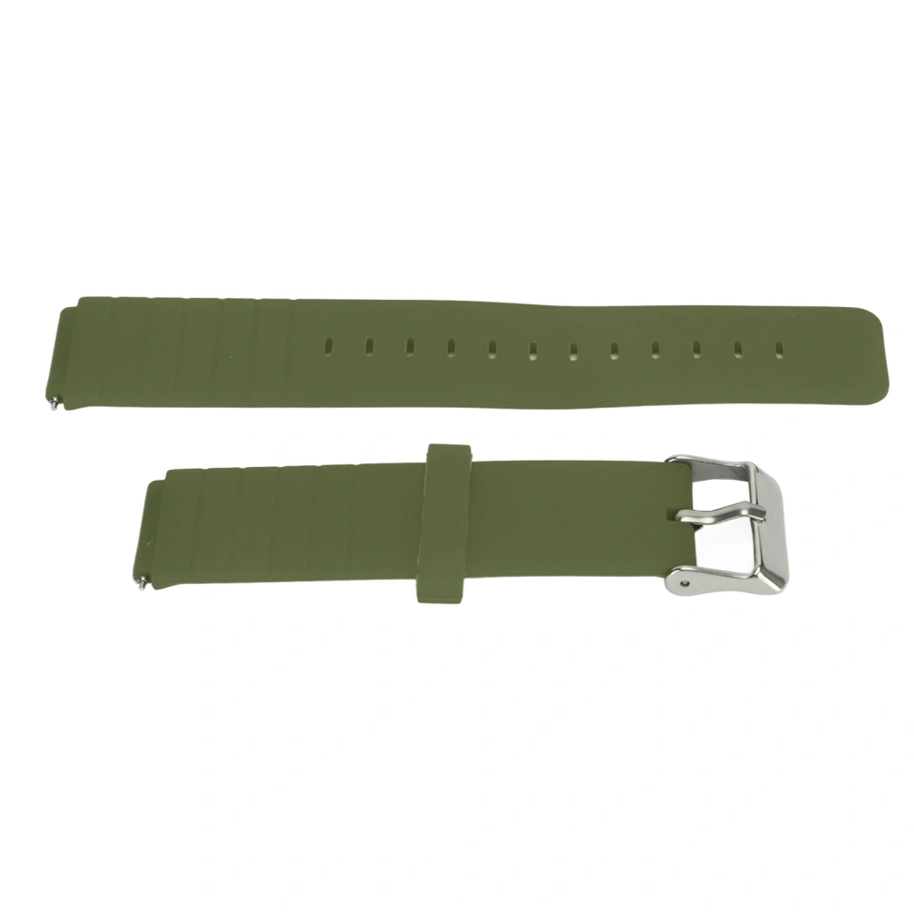 Replacement Wristband Adjustable Soft Quick Release Accessory Watch Wristband Strap for T1 OD Green