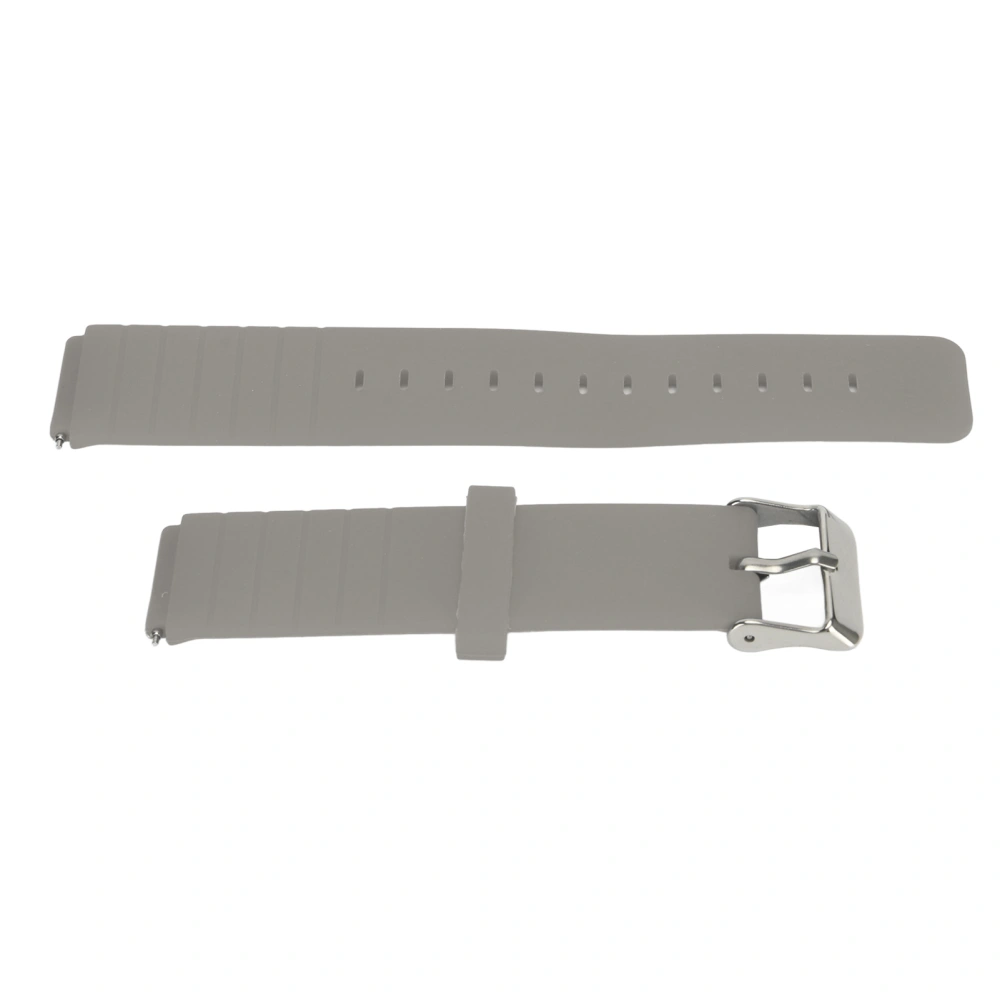 Replacement Wristband Adjustable Soft Quick Release Accessory Watch Wristband Strap for T1 Grey