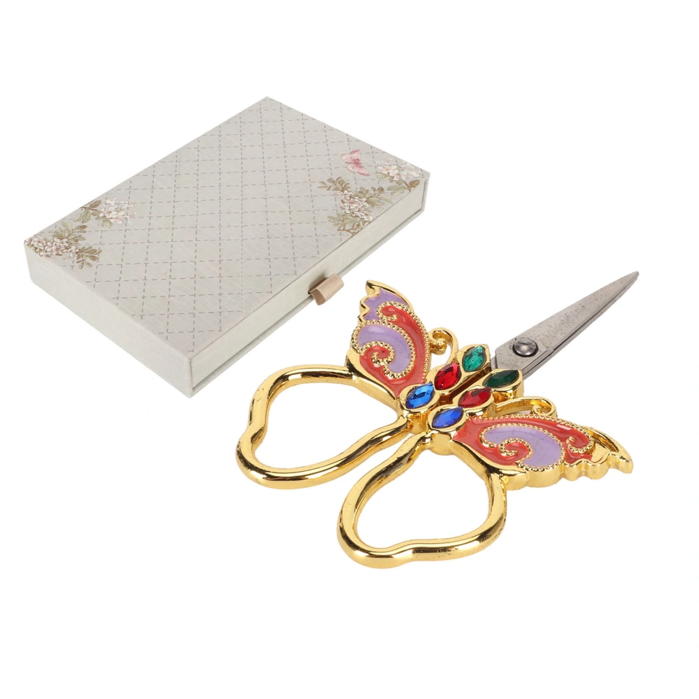 Vintage Sewing Scissors DIY Needlework Embroidery Robust Incisive Jewelry Scissors for Bedroom