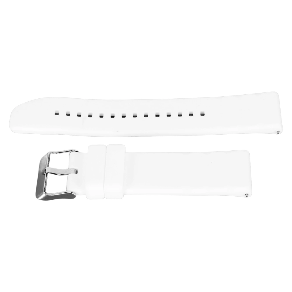 Silicone Band Professional Soft Quick Release Smart Watch Strap Replacement Accessory Fit for Amazfit GTR 4 White