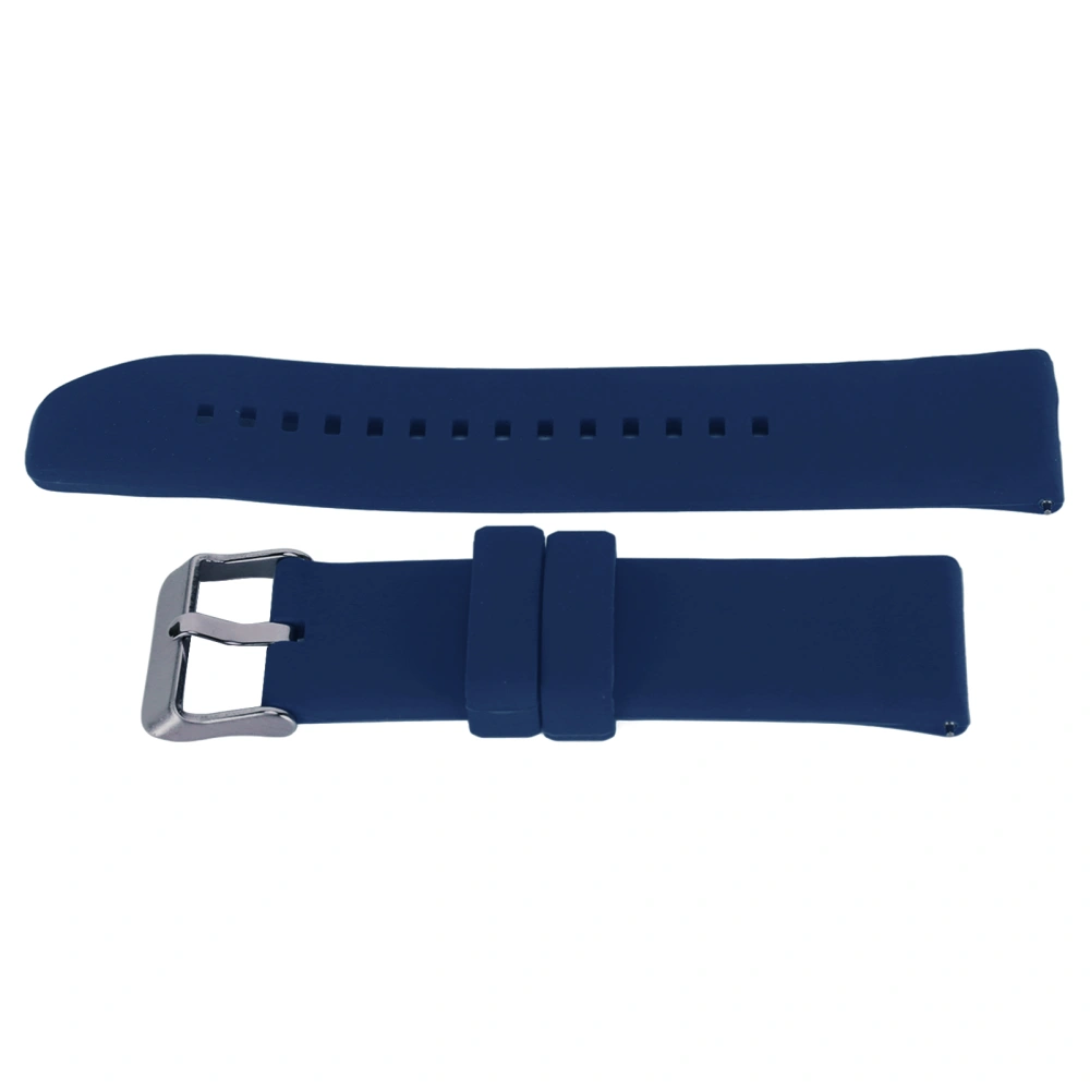 Silicone Band Professional Soft Quick Release Smart Watch Strap Replacement Accessory Fit for Amazfit GTR 4 Midnight Blue