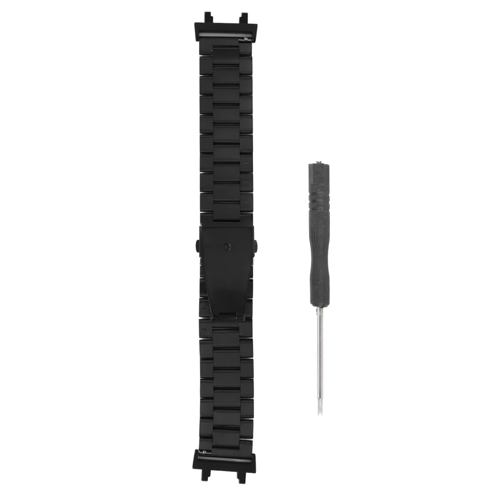 Replacement Watchband Adjust Size Watch Link Removal Tool Stainless Steel Watch Strap for T Rex 2 Black