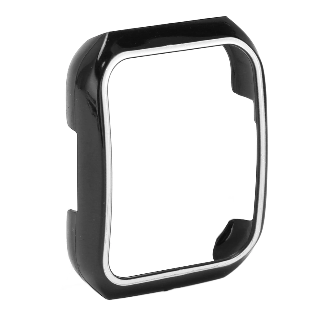 Smart Watch Protective Case Professional Scratch Resistant PC Cover Accessory Fit for OPPO Watch 3 Pro Black and White