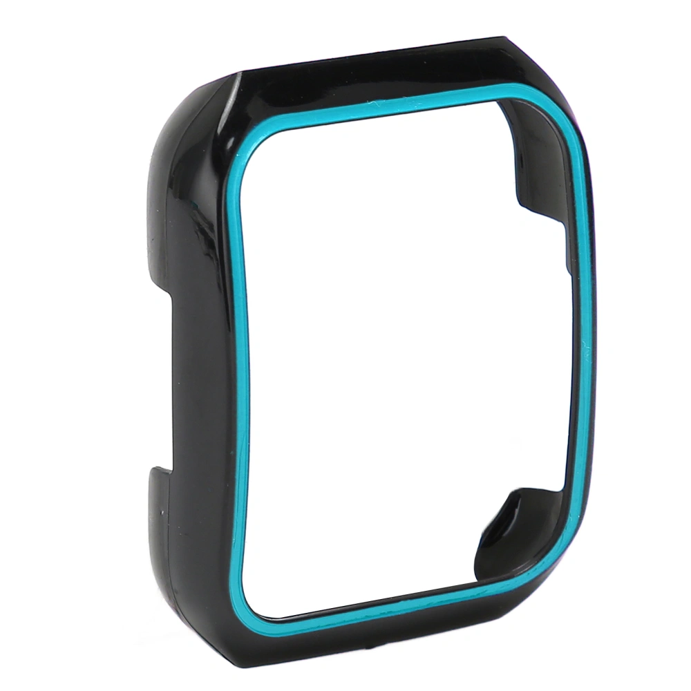 Smart Watch Protective Case Professional Scratch Resistant PC Cover Accessory Fit for OPPO Watch 3 Pro Black and Blue