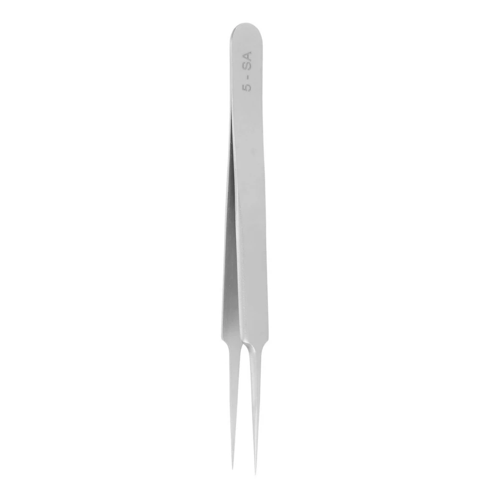 Stainless Steel Watch Repair Tweezers Precise Jewlery Making Pointed Tip Tweezers for Laboratory 5 SA