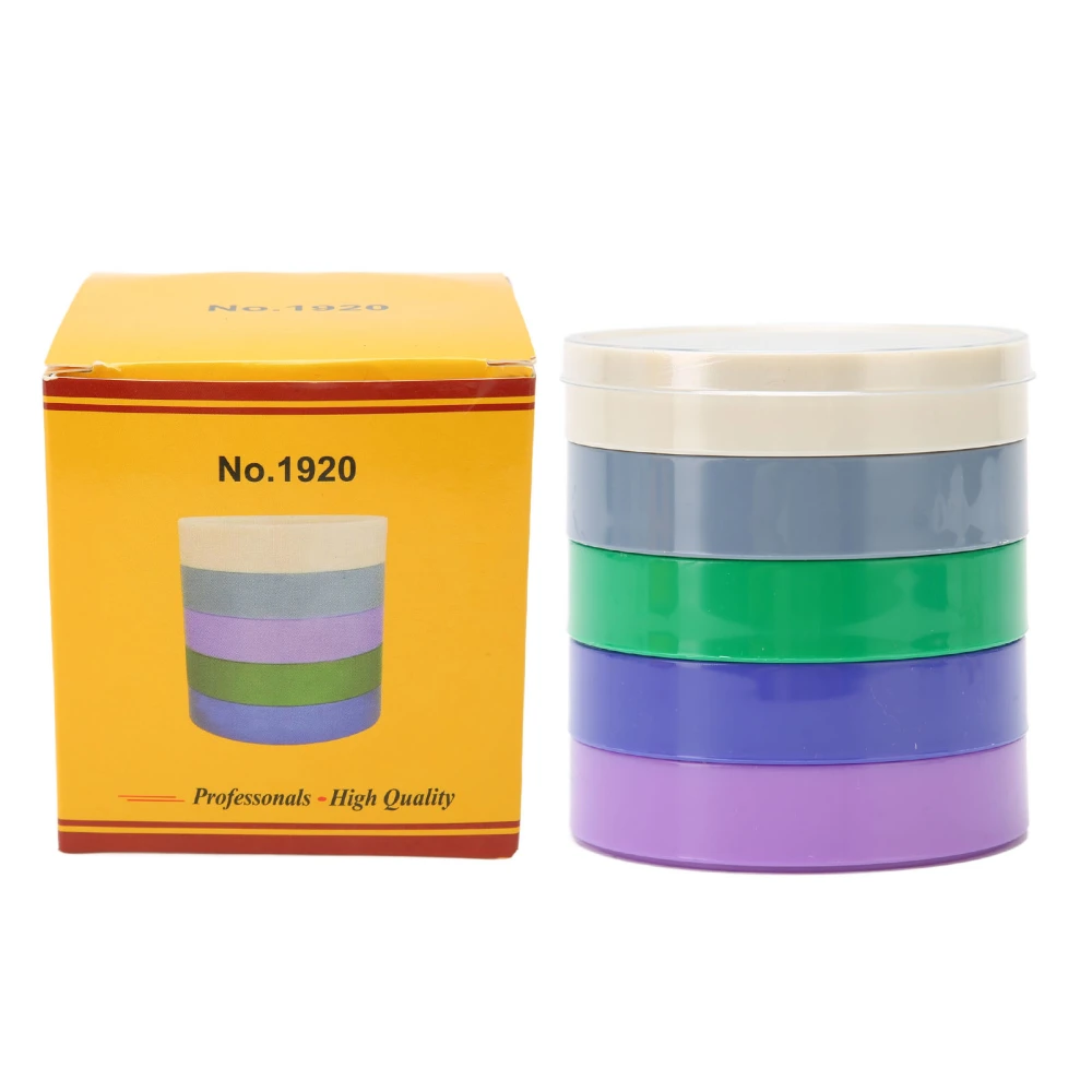 Watch Parts Storage Box 5 Layer Compartment Design Dustproof Round Colorful Watch Parts Container