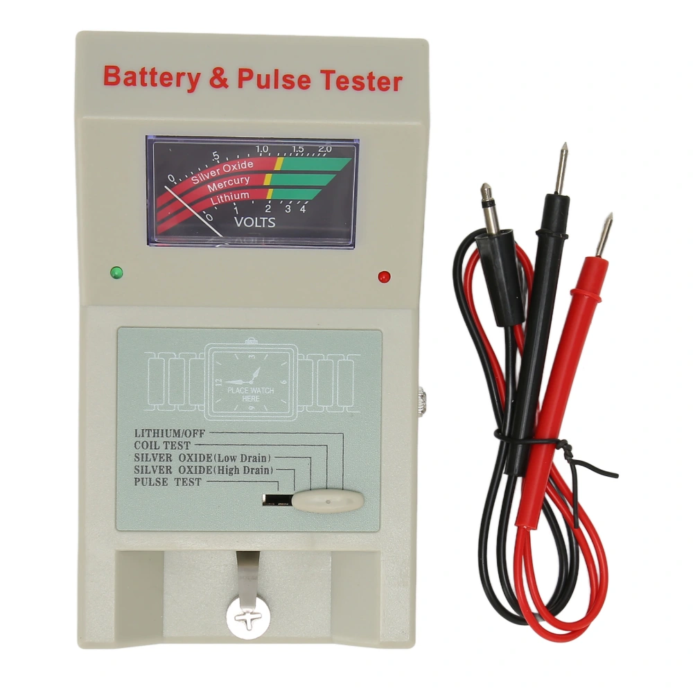 Watch Battery Tester Multifunction High Accuracy Watch Pulse Tester for Watchmakers and Watch Repairing Workers