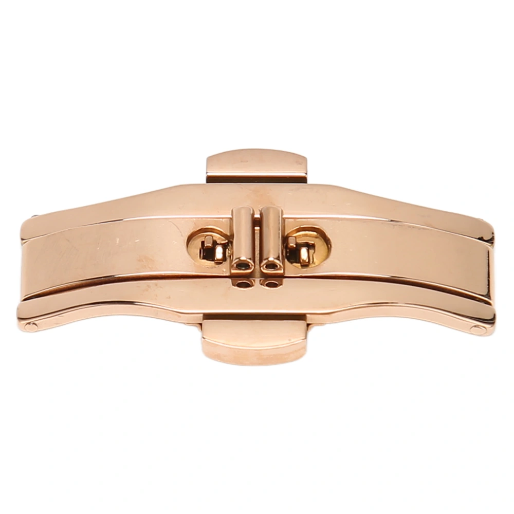 Watch Clasp 6mm 21mm Foldable Replacement Watch Buckle for Male Female Rose Golden