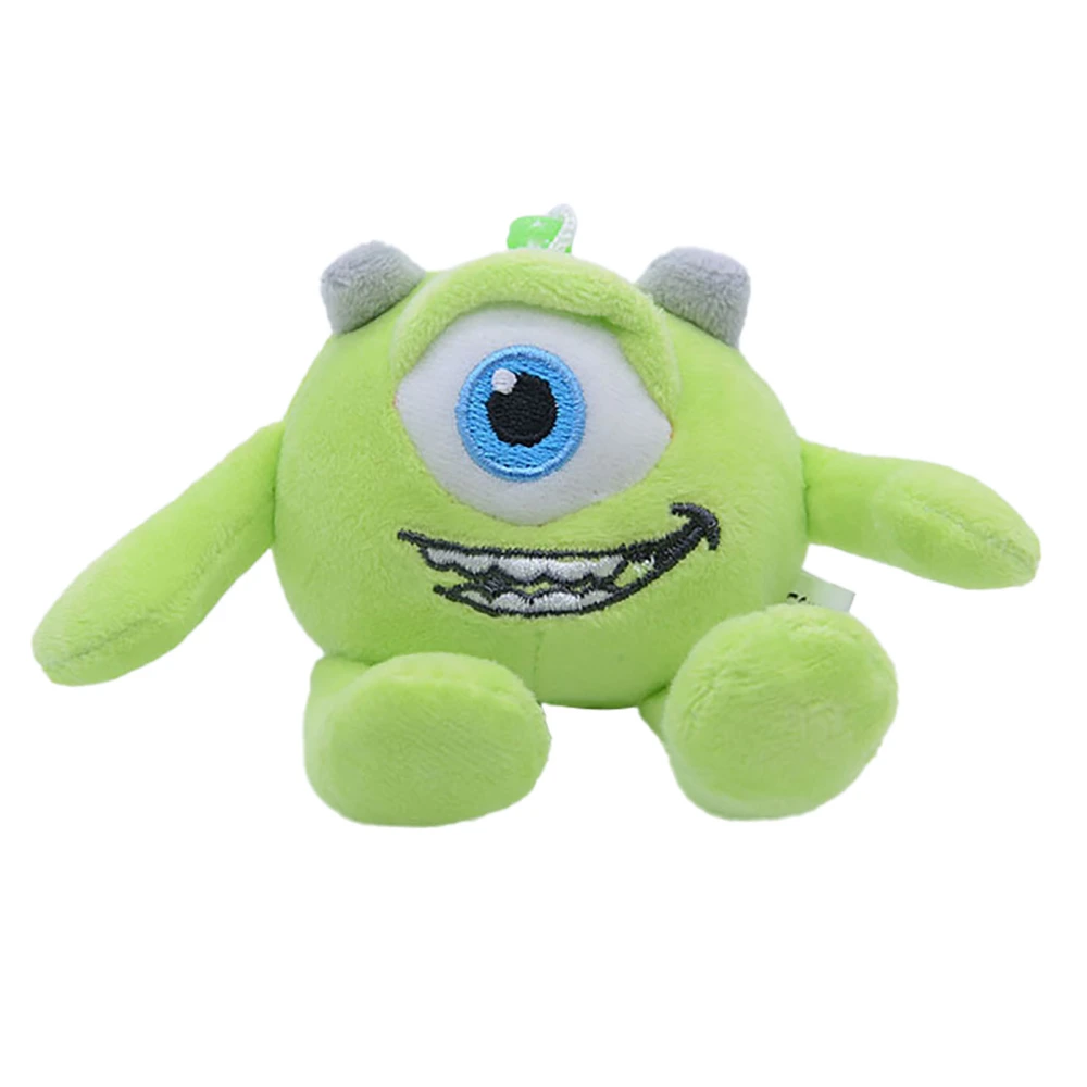 Soft Plush Toy Pendant Cute Cartoon Figure Stuffed Doll Pendant Decoration for Backpack Suitcase Green