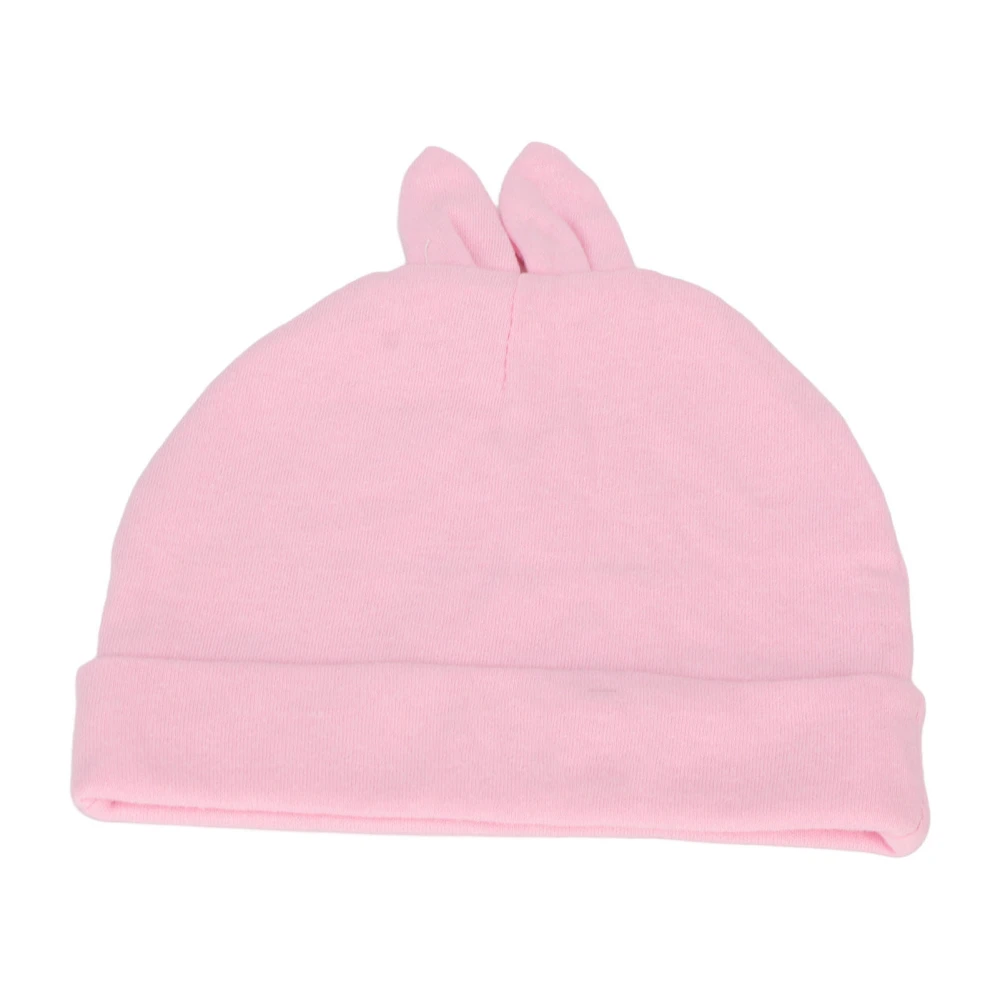 Pink Rabbit Newborn Hats Soft Elastic Cotton Newborn Baby Hat Infant Hats for Parties Home