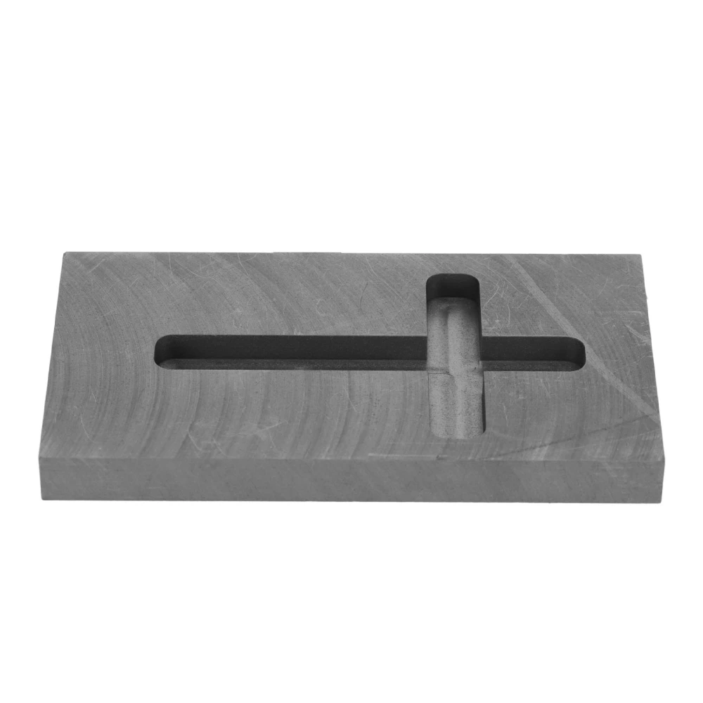 Cross Graphite Ingot Mold High Purity Prevent Corrosion Metal Casting Refining Graphite Mould for Gold Silver Brass