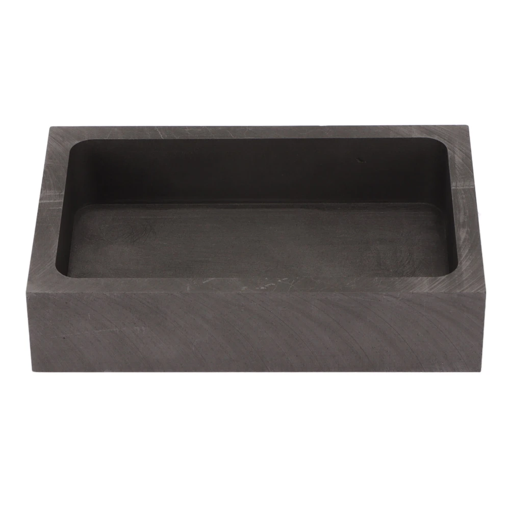 Graphite Ingot Mold Heat Stability Melting Casting Mould Crucible for Metal Jewelry 3.54 X 2.36 X 0.79in