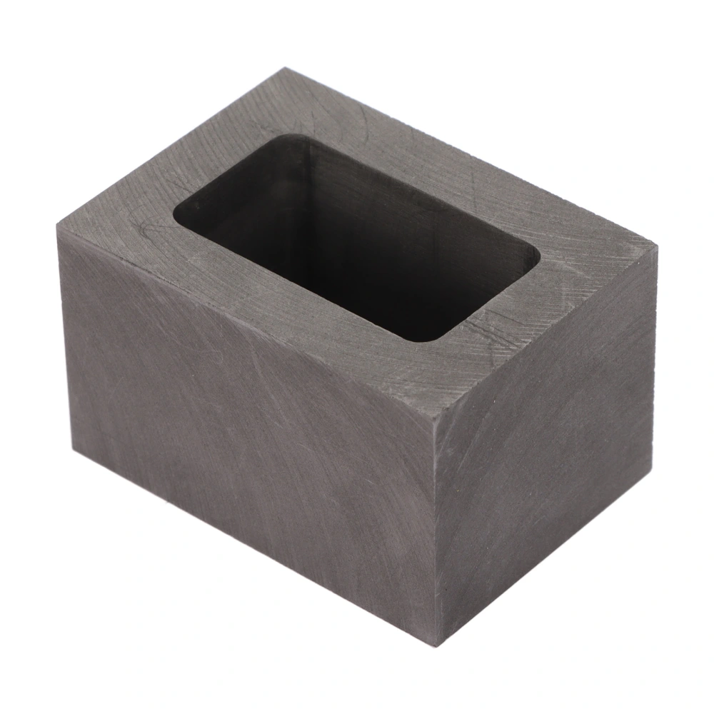 Rectangular Graphite Ingot Mold Jewelry Metal Refining Mould Crucible for Melting Casting Gold Copper Brass