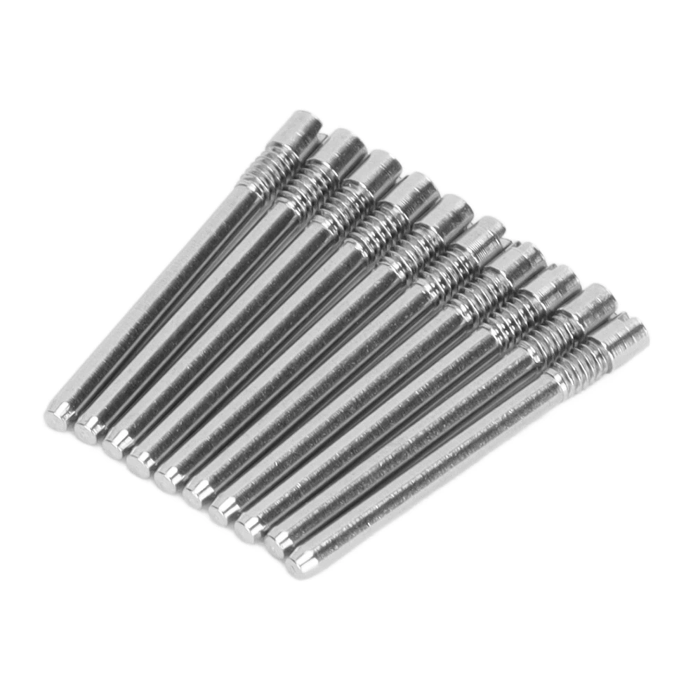 10pcs Watch Screw Fitting Kit M1.4 Steel High Hardness Portable Watch Screw Tube Set for Watchmakers 15.5 X 1.0