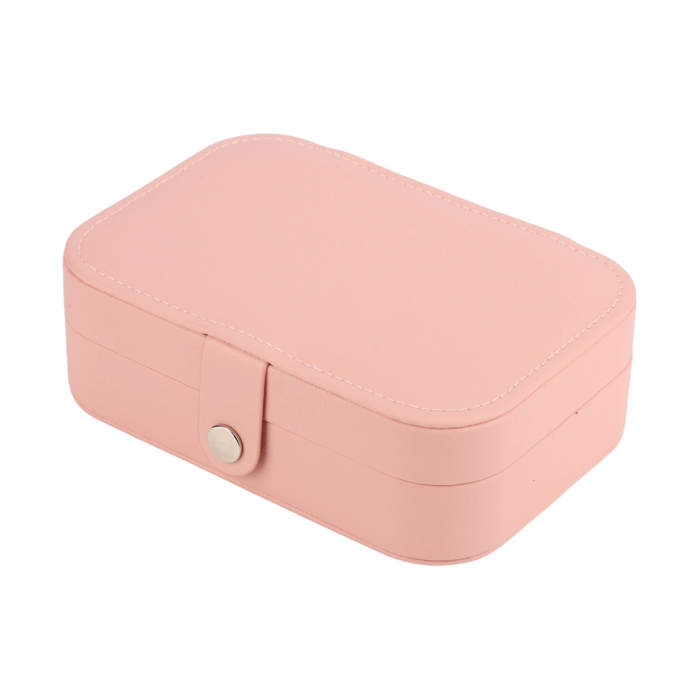 Jewelry Box 2 Layers Portable Jewelry Display Storage Holder Box for Rings Earrings Necklaces Bracelets