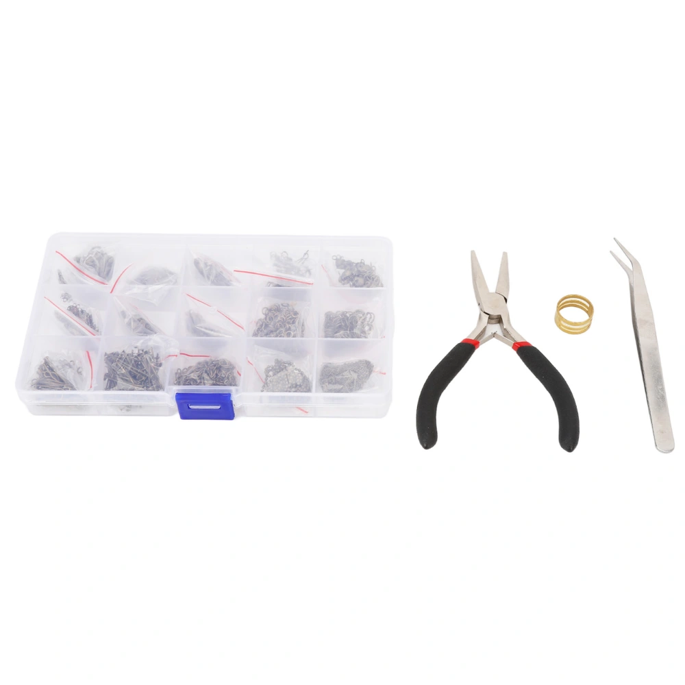 Jewelry Making Kit Metal DIY Electroplated Shiny Exquisite Wear Resistant Jewelry Supplies for Handicrafts