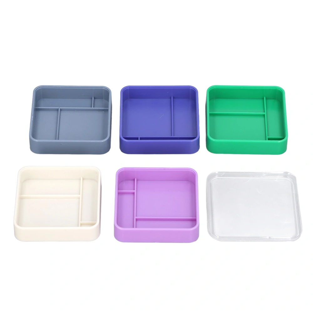 Watch Parts Storage Box 5 Layers Compartment Design Impact Resistance Rhombus Shape Colorful Watch Parts Box