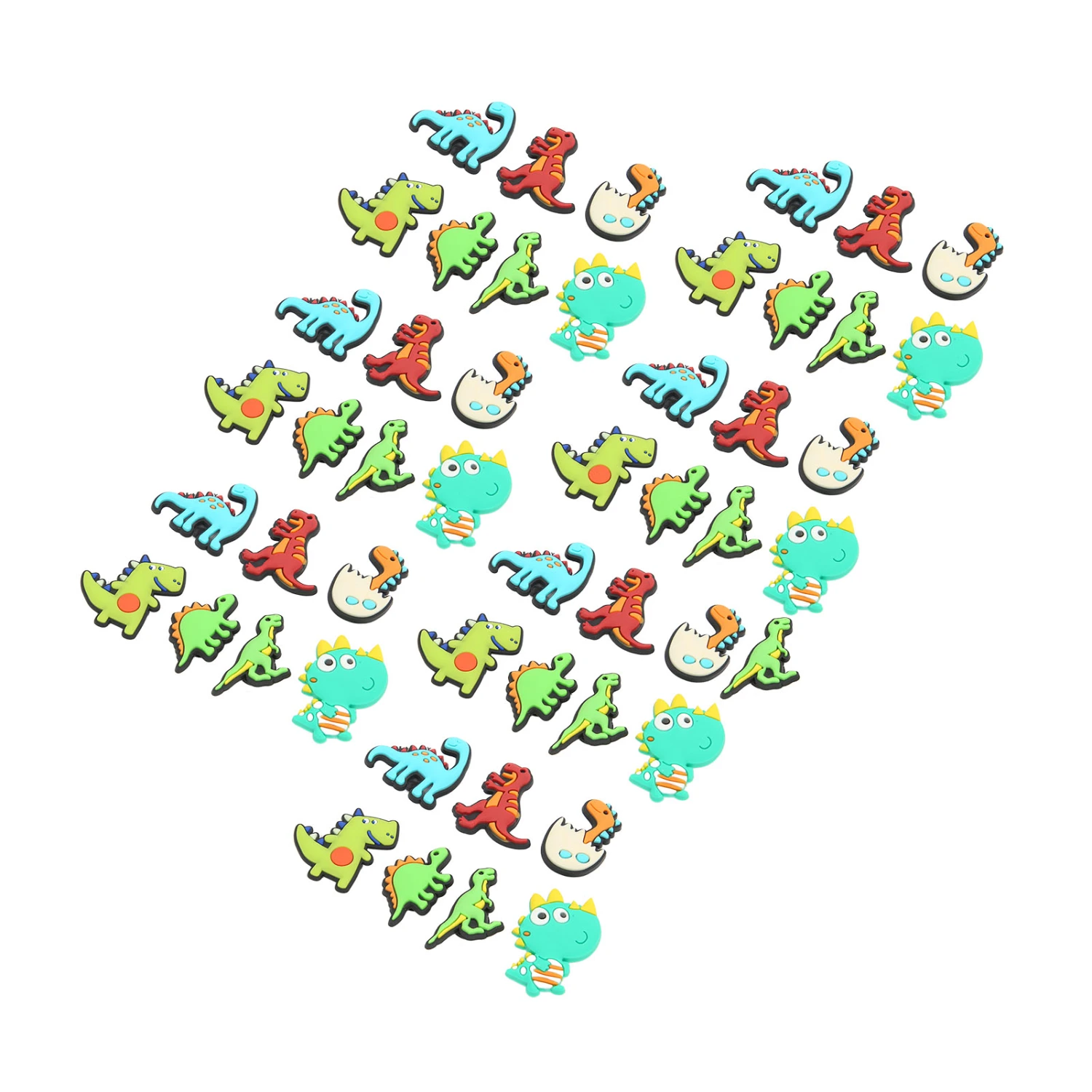 50pcs Shoe Charm Different Shape Dismantling Cartoon Waterproof Decorations for Bubble Slides Girls Boys