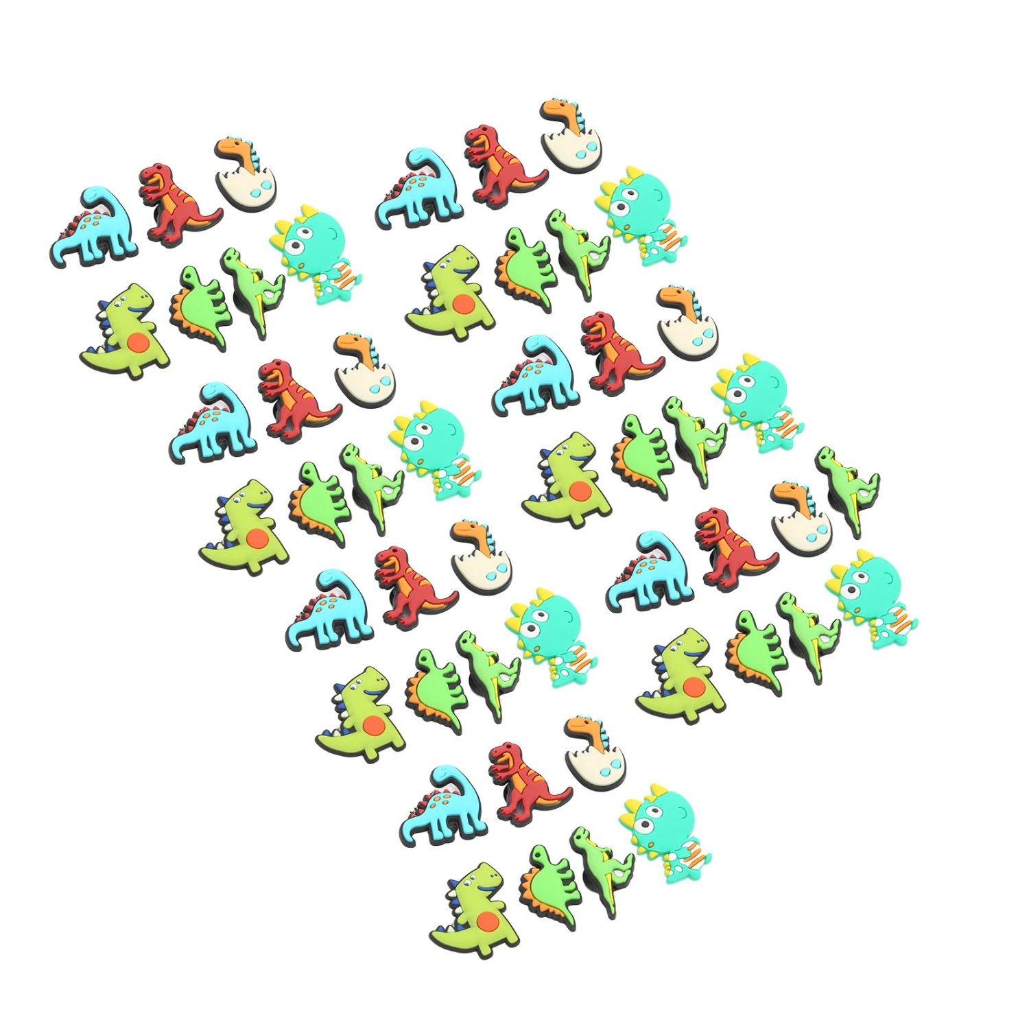 50pcs Shoe Charm Different Shape Dismantling Cartoon Waterproof Decorations for Bubble Slides Girls Boys