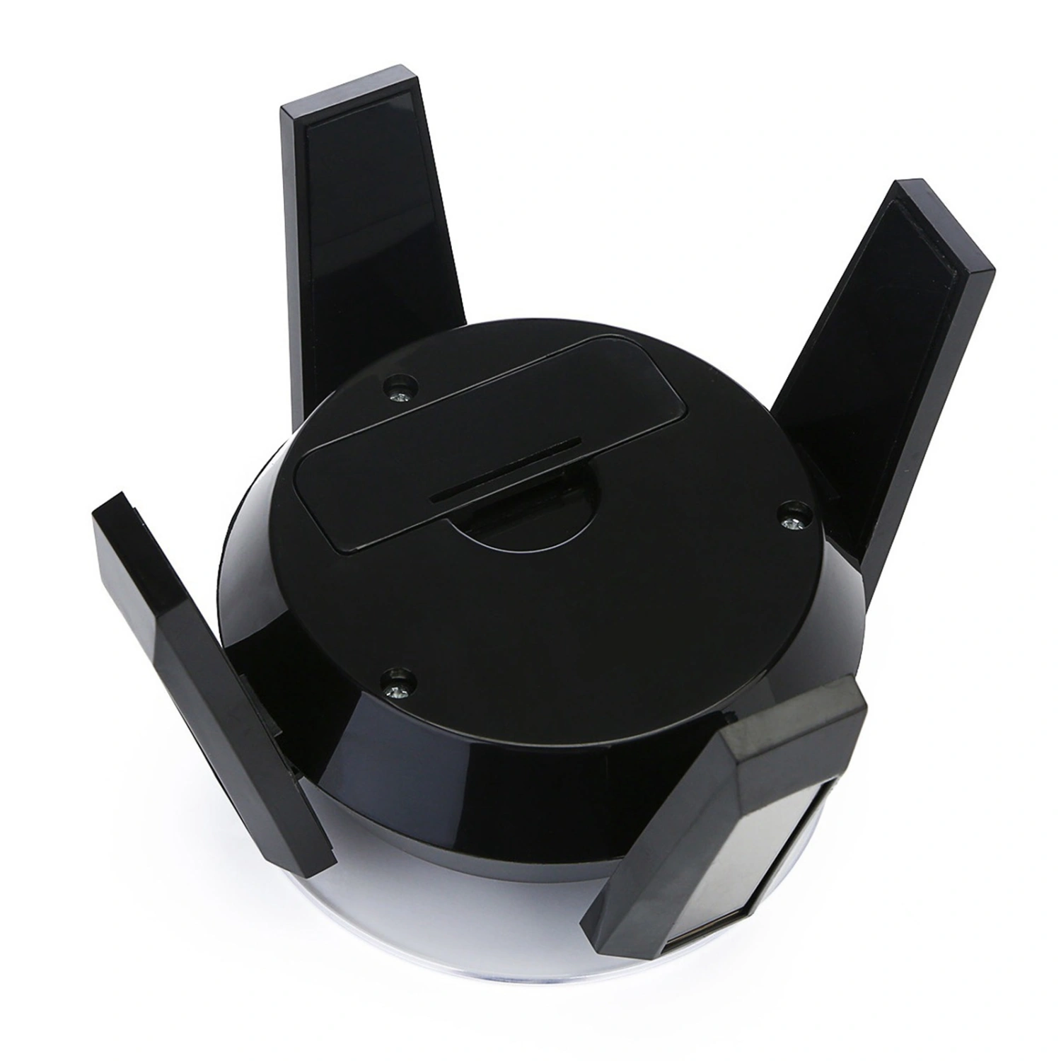 Rotating Display Stand 360 Degree Automatic Rotating Solar Display Table Model Figure Base Display Table Turntable Black
