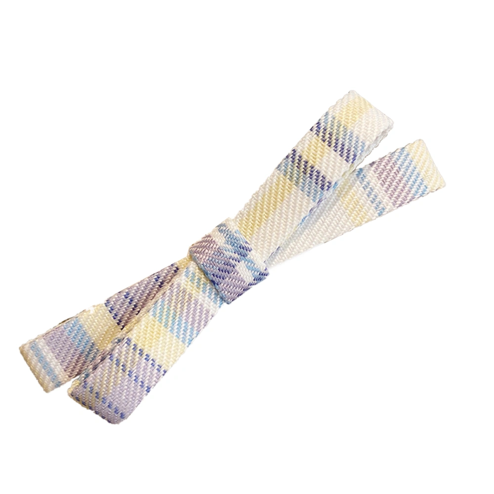 Small Bow Hair Clip JK Plaid Style Hair Pin Fashion Cute Hairpin for Everyday Matching Dancing Party Holiday Hoshino