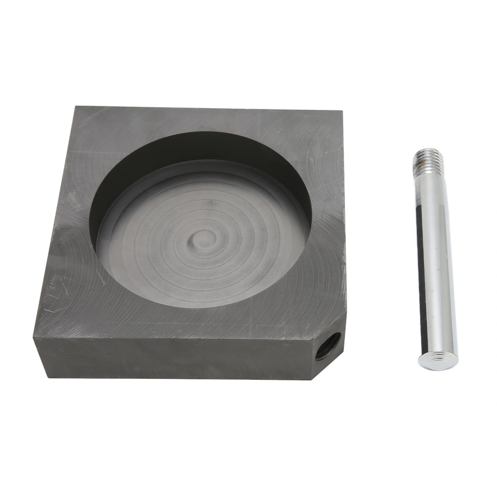 Graphite Mold Good Thermal Conductivity Corrosion Resistance Inner Round Graphite Ingot Mold with Handle