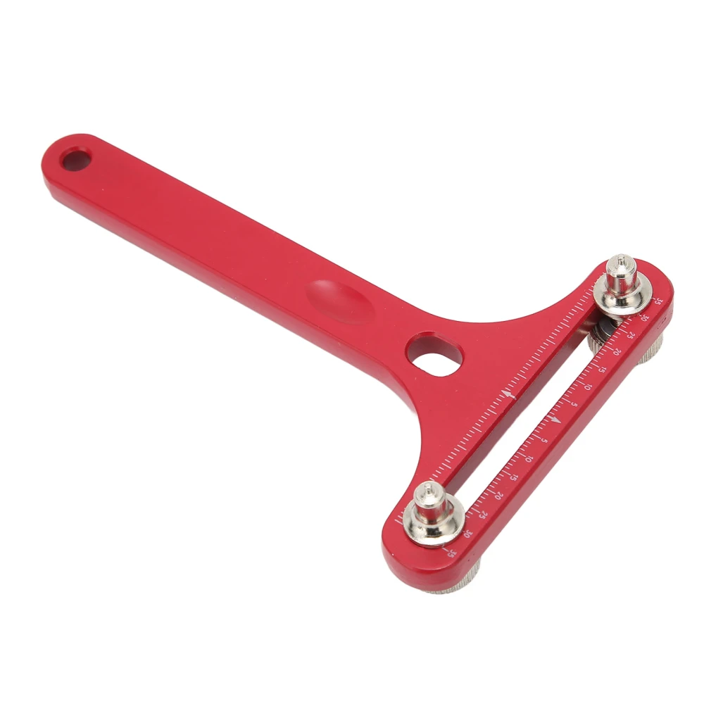 T Shaped Watch Back Case Opener Alloy Steel Clear Scale Watch Bottom Cover Remover for Watch Repair Red