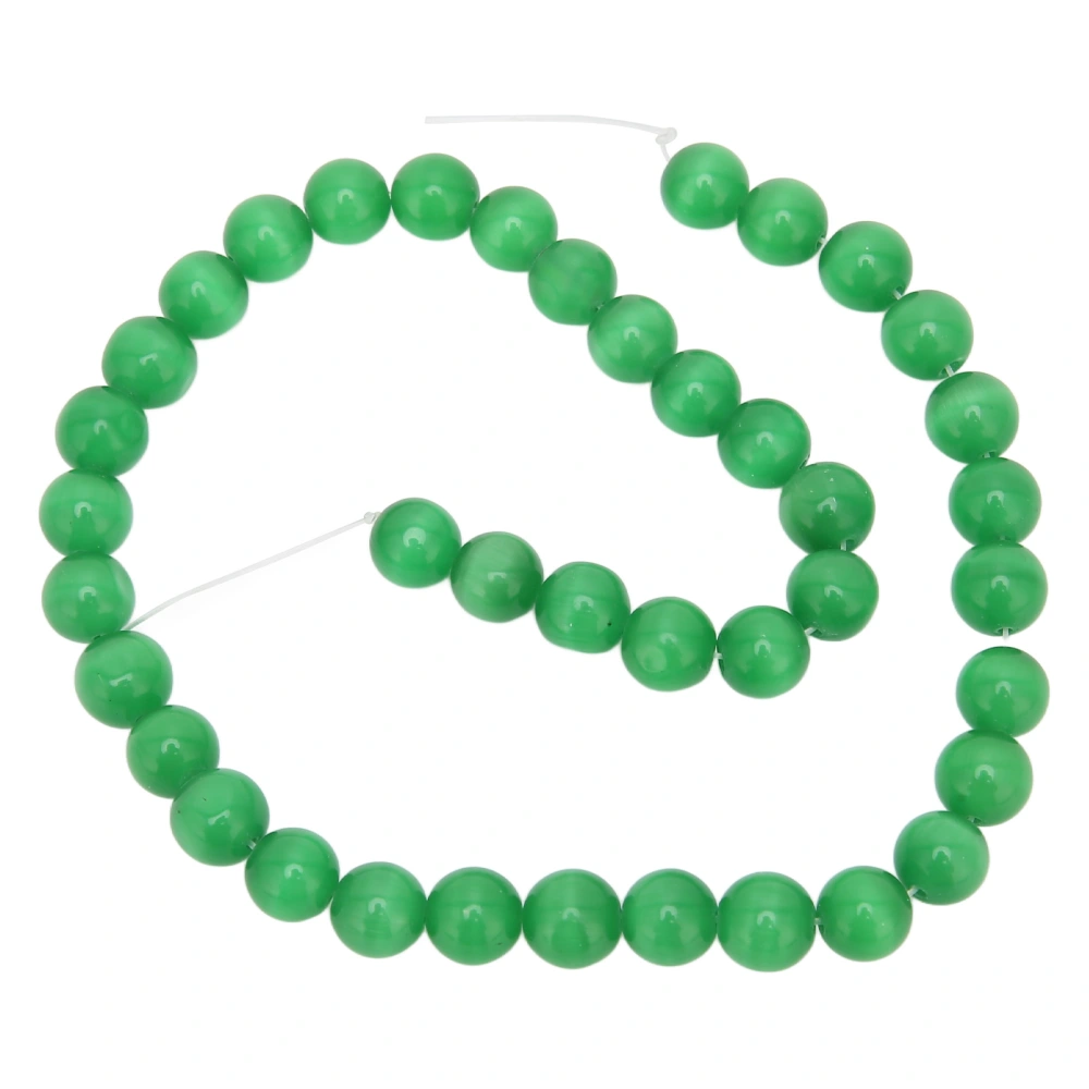 10mm Jewelry DIY Stone Bead Delicate Necklace Bracelet Handicraft Making Beads for Jewelry StoreDark Green