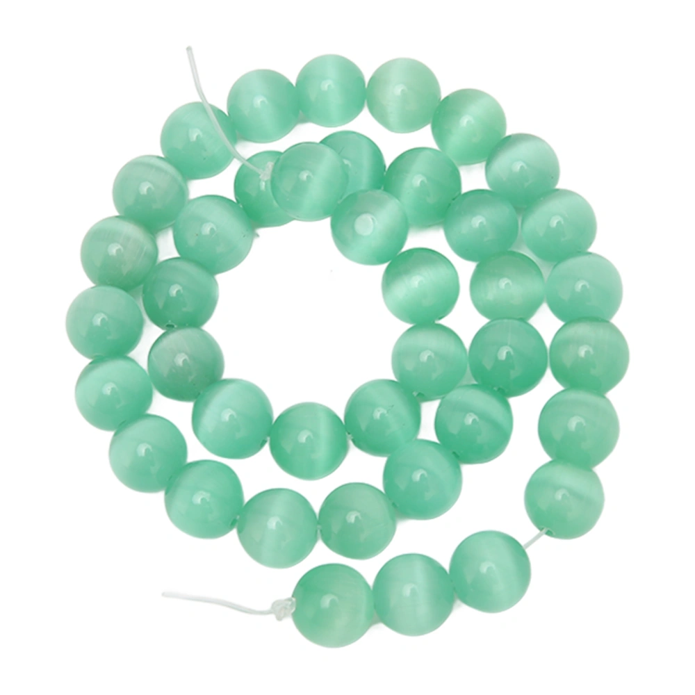 10mm Jewelry DIY Round Bead Exquisite Elegant Natural Stone Bead for Bracelet Necklace MakingGreen Blue