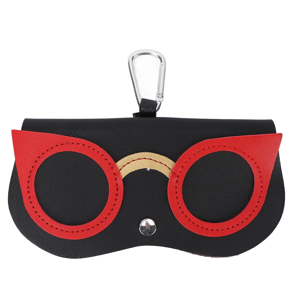 Women's Eyeglass Case Snap Closure Design Prevent Scratch Wide Application Eye Glass Carry Case for Home Travel