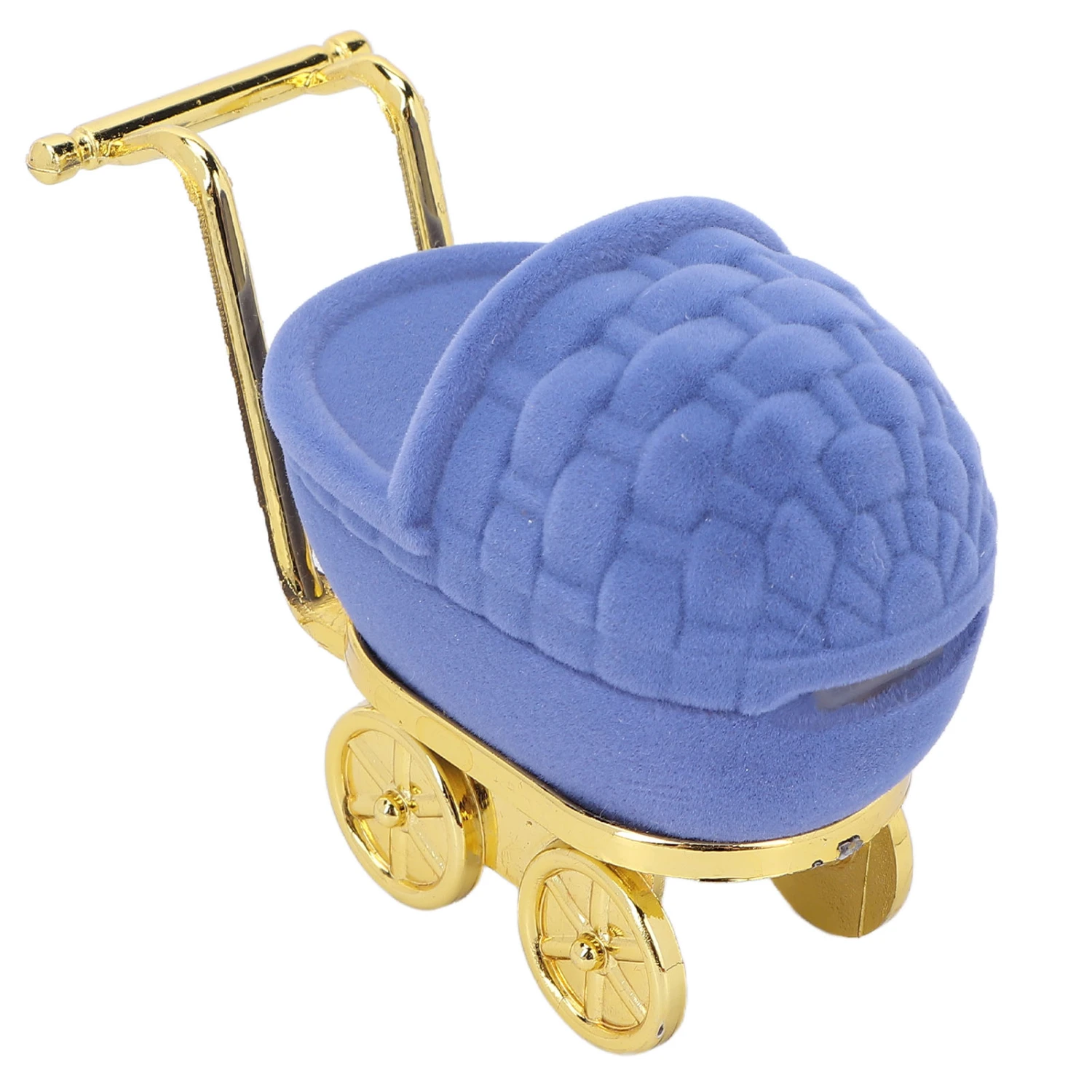 Baby Carriage Jewelry Box Personalized Jewelry Gift Organizer Earrings Necklace Packaging CaseBlue
