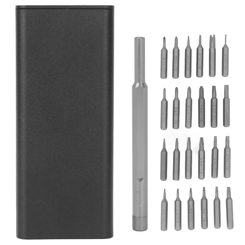 24 in 1 Screwdrive Multifunctional Watch Repairing Manual Magnetic Screwdriver Set for Repairing Cameras Clocks