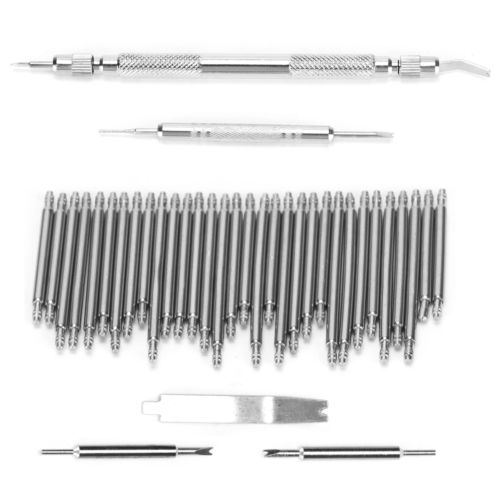 37pcs Watch Strap Spring Bar Link Pin Remover Tools Alloy Watch Band Repairing Accessories