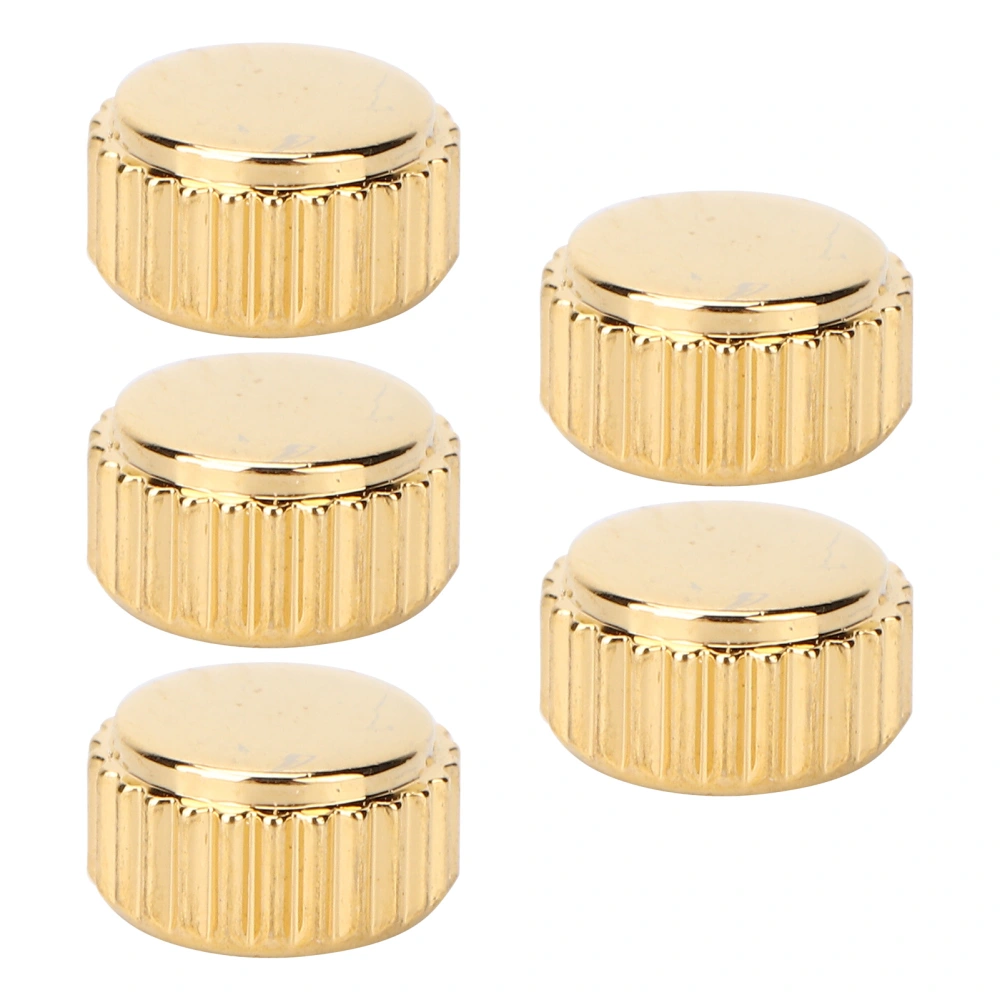 5pcs Steel Watch Crown Watch Head Repairing Parts Replacement Accessories Set Gold5mm / 0.2in