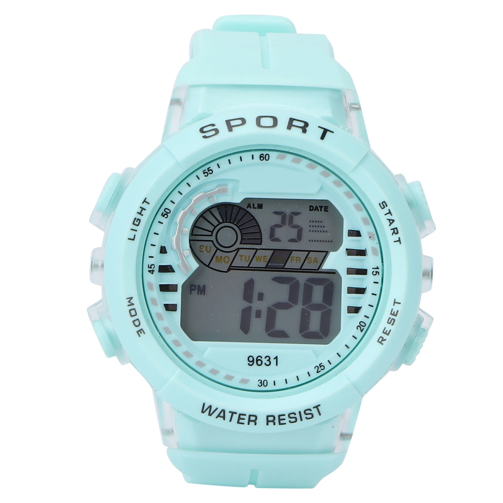 Kids Watch Waterproof Sports Multifunctional Digital Electronic Watches for OutdoorGreen