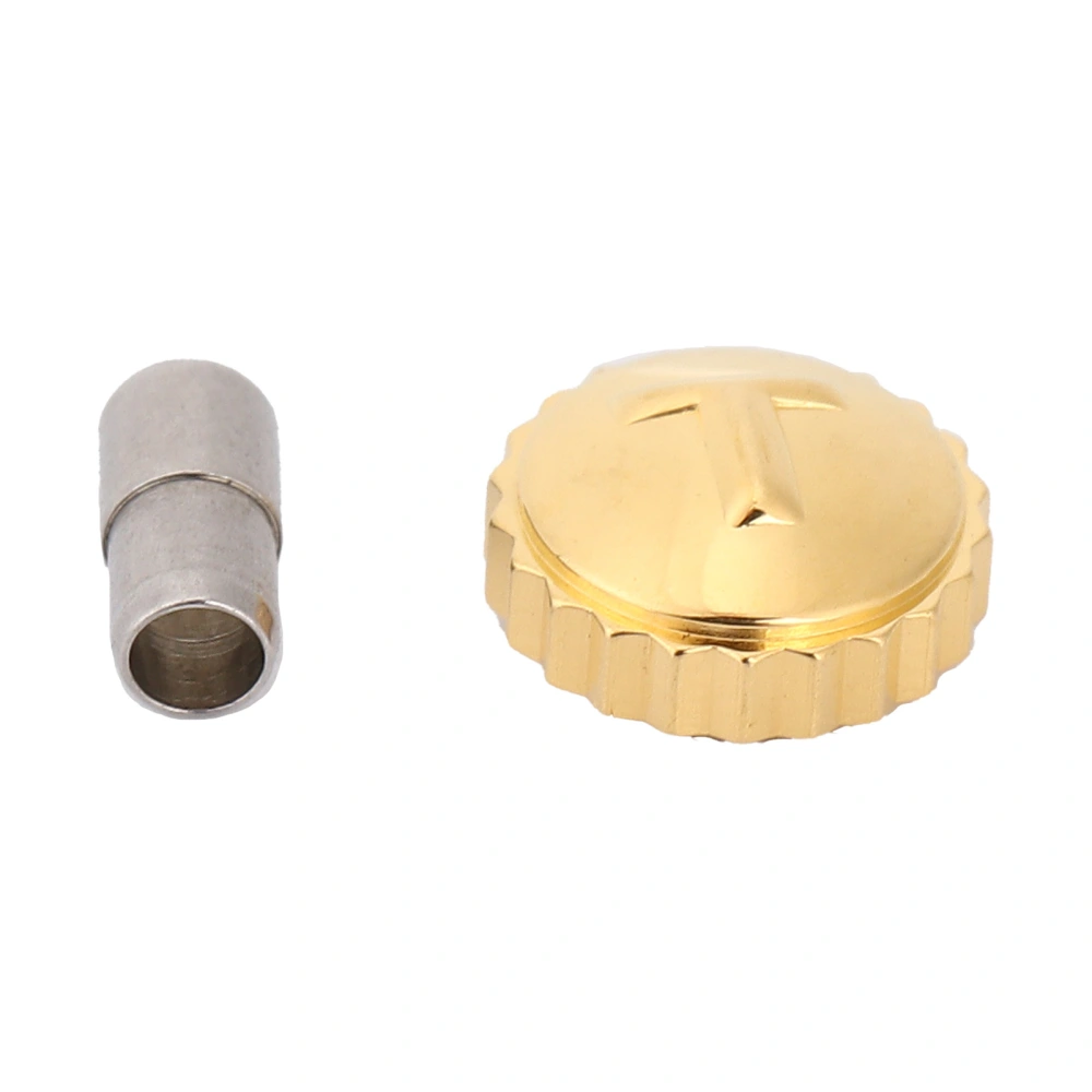 Alloy Watch Crown Watch Head Repair Parts Replacement Accessories for Watchmaker