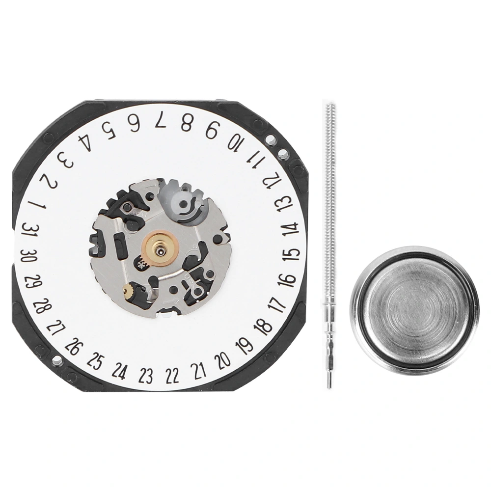 Watch Movement VX42 Professional Watch Replacement Part Accessories with Battery