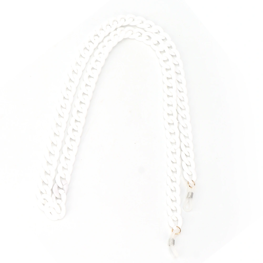 Anti‑Lost Personalized Eyeglass Chain Lanyards Glasses Necklace Hanging Chain White