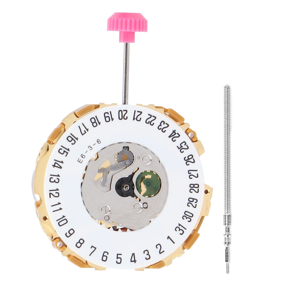 9U13 Quartz Movement Repair Parts DIY Watch Movement Replacement Accessories with Pin