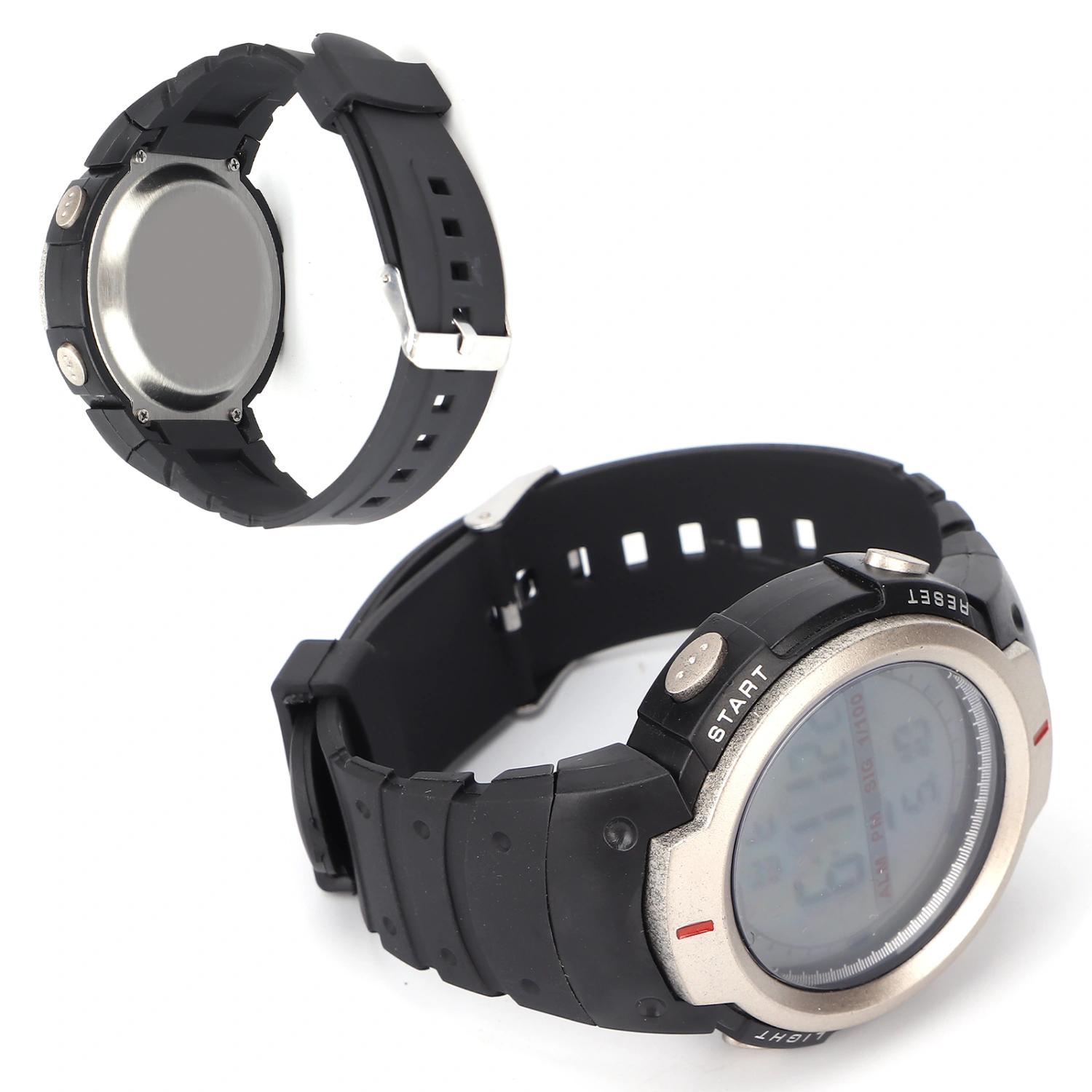 Digital Watch Multifunctional Waterproof Outdoor Sports Electronic Watches for MenGray