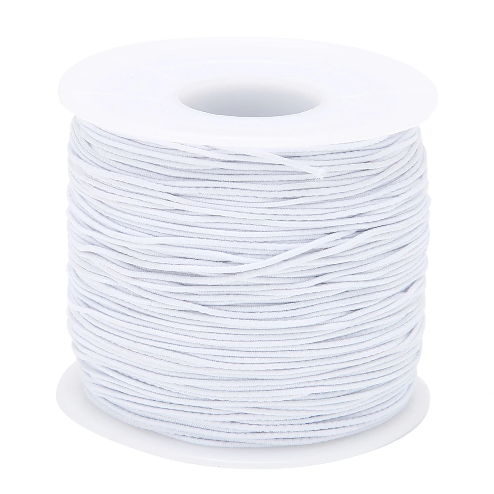 1mm X 100m Stretchy Elastic Thread Cord DIY Craft String Rope Jewelry Bracelet Making Rope White