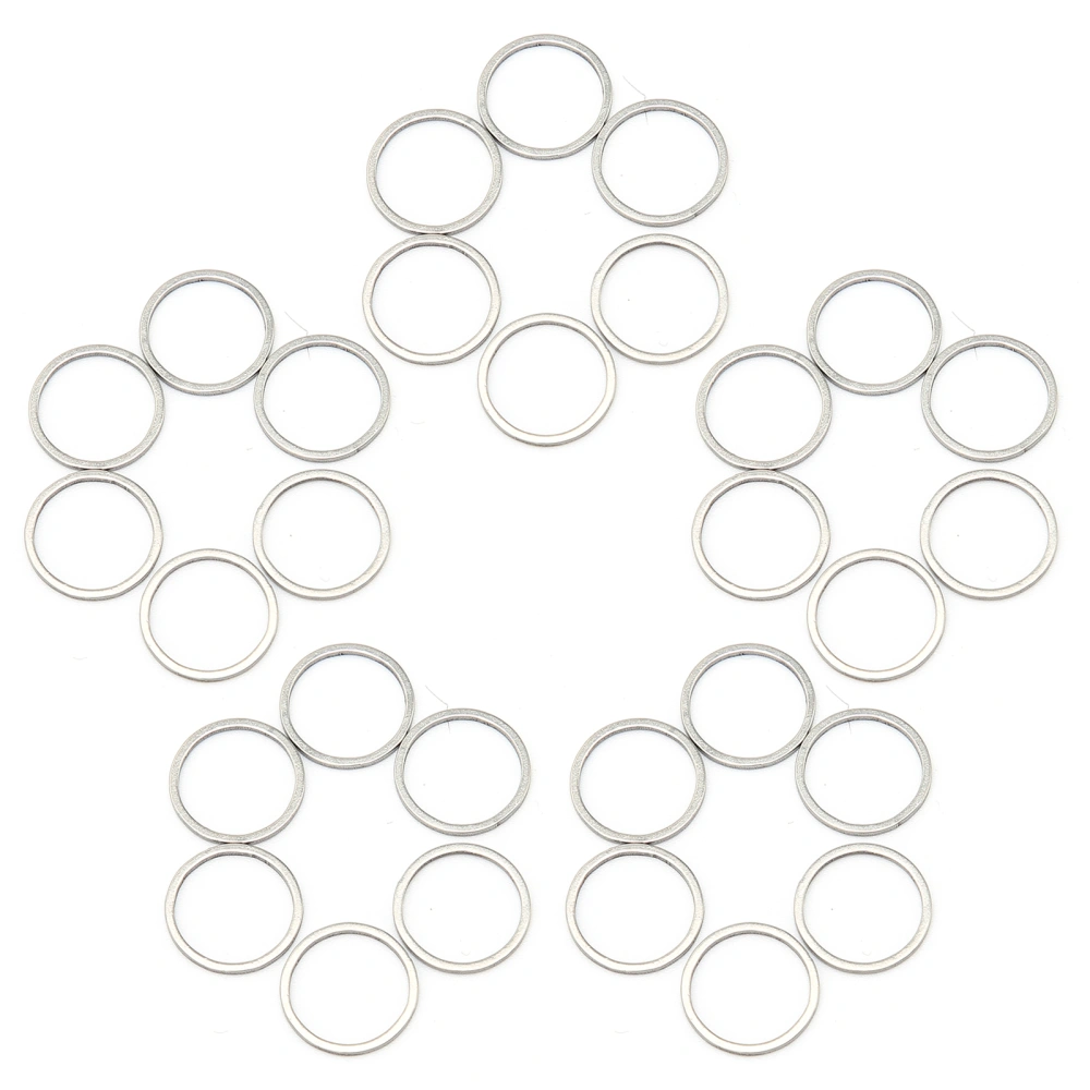 30pcs Metal Open Bezel Pendants Craft DIY Round Hollow Frame for Resin Jewelry MakingRound S