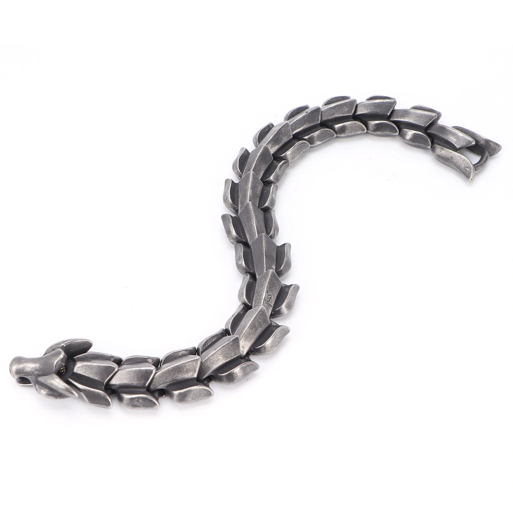 Titanium Steel Chain Bracelet Metal Fashion Stylish Punk Bracelet Jewelry for Men