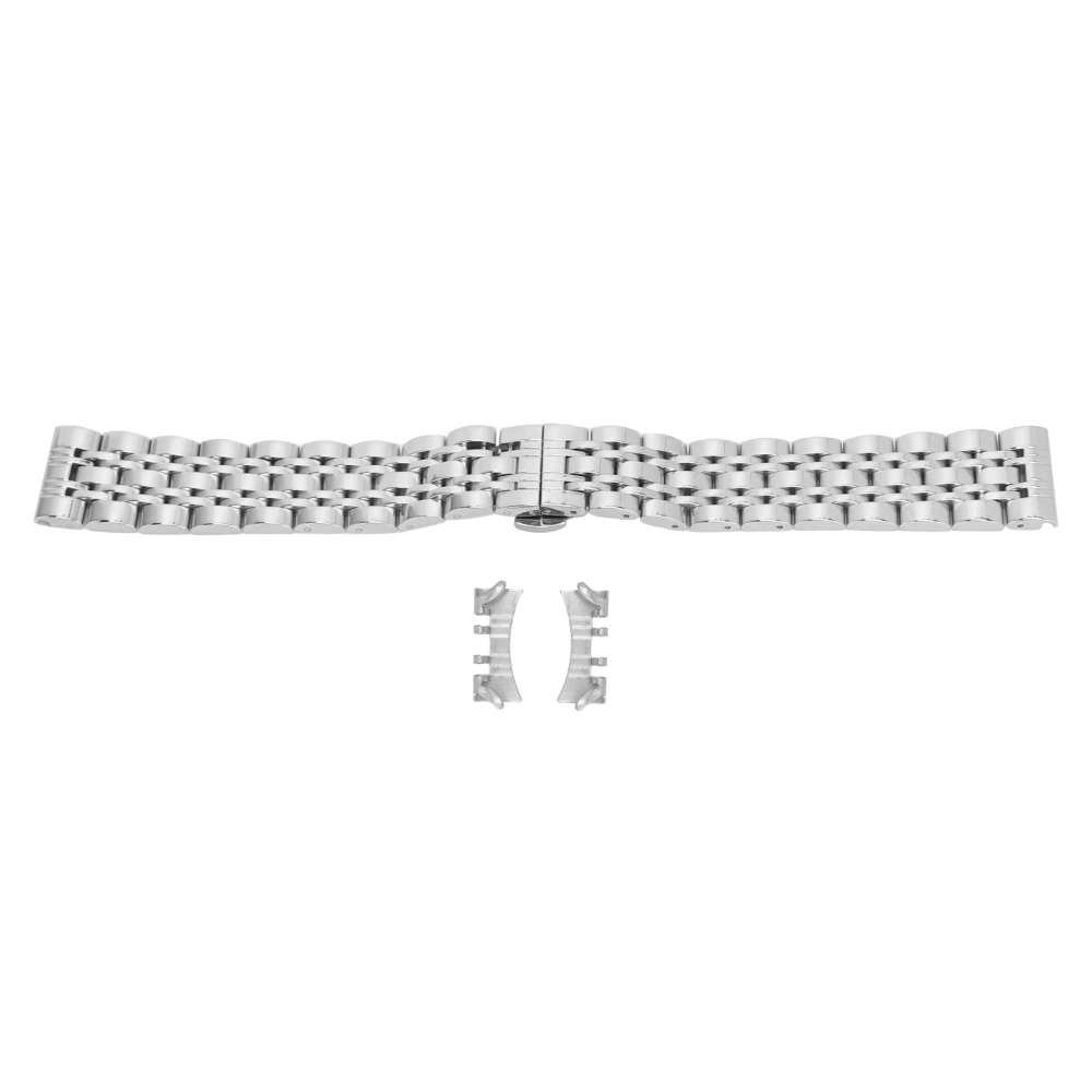 Professional Stainless Steel Watch Strap Replacement Adjustable Length Watch Band Accessory19mm / 0.75in