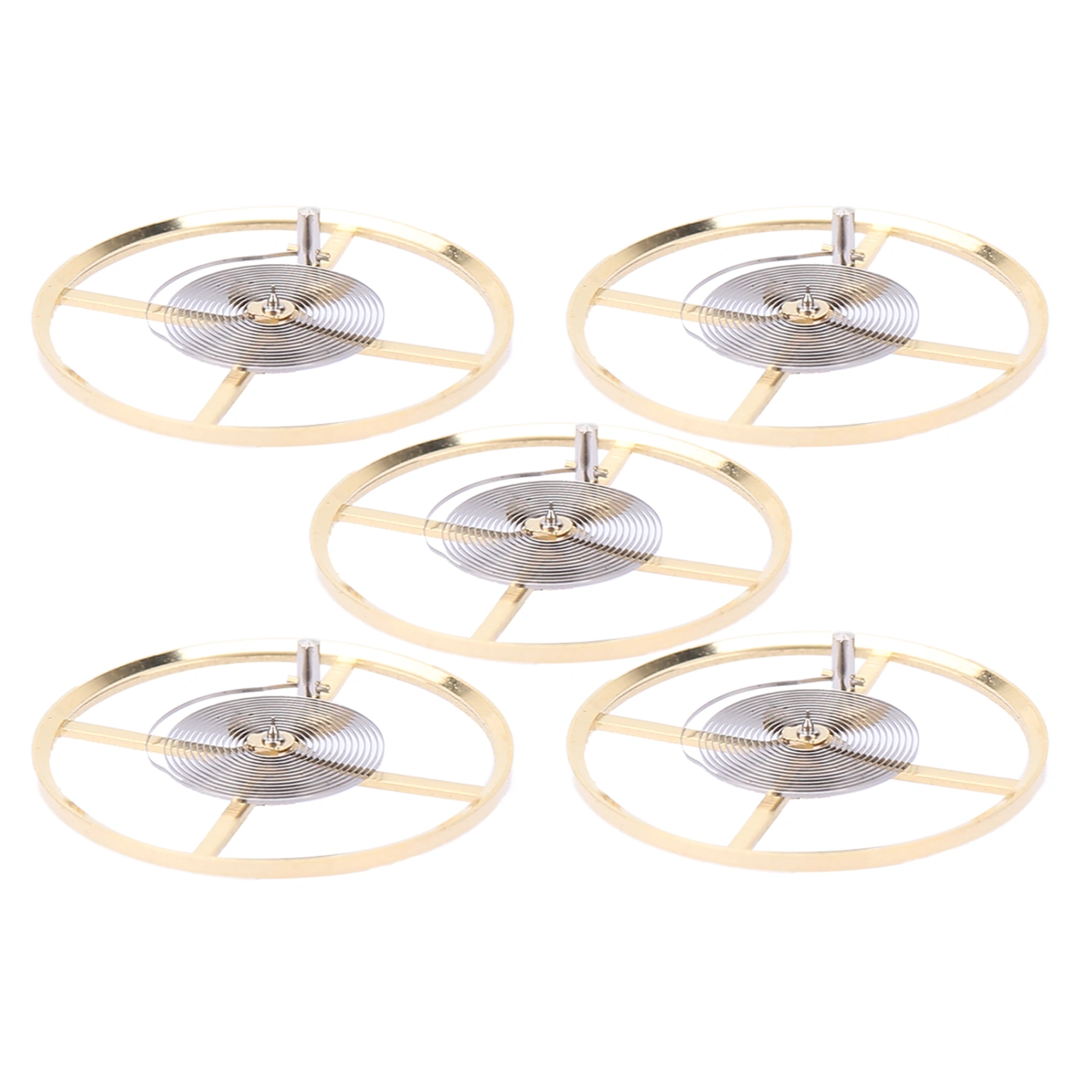 5pcs Watch Movement Balance Wheel Replacement Watch Repair Accessory Part for Watchmaker